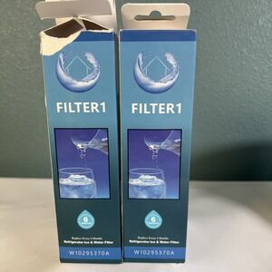 2- NEW  WATER FILTER 1. Refrigerator Ice & Water Filter Single